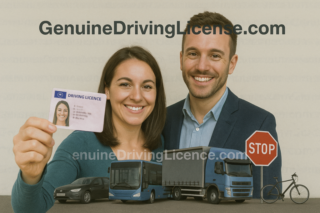 Obtain a genuine UK and international driving licence online